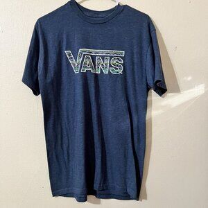 Vans Off the Wall Navy Heather Men's T-Shirt Size M